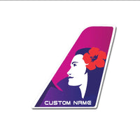 Thumbnail for Customisable Hawaiian Airlines Sticker - view 2