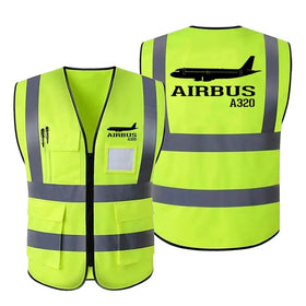 Airbus A320 Printed Reflective Vests