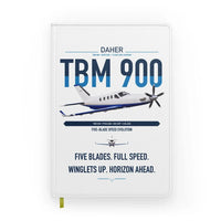 Thumbnail for Daher TBM 900 design on white notebook