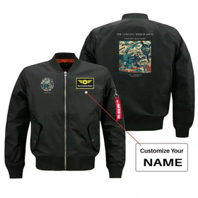The Cowling Mirror Shine Bomber Jacket