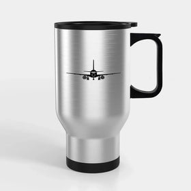 Sukhoi Superjet 100 Silhouette Travel Mugs