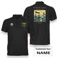 Thumbnail for VINTAGE G4384 - The Spotters' Notebook - Double-Side Polo T-Shirt design on black+name