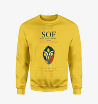 Thumbnail for Vasil Levski Airport – Sofia (SOF) design on yellow sweatshirt