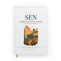 Thumbnail for London Southend Airport (SEN) design on white notebook