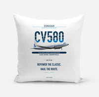 Thumbnail for Convair 580 design on white pillow