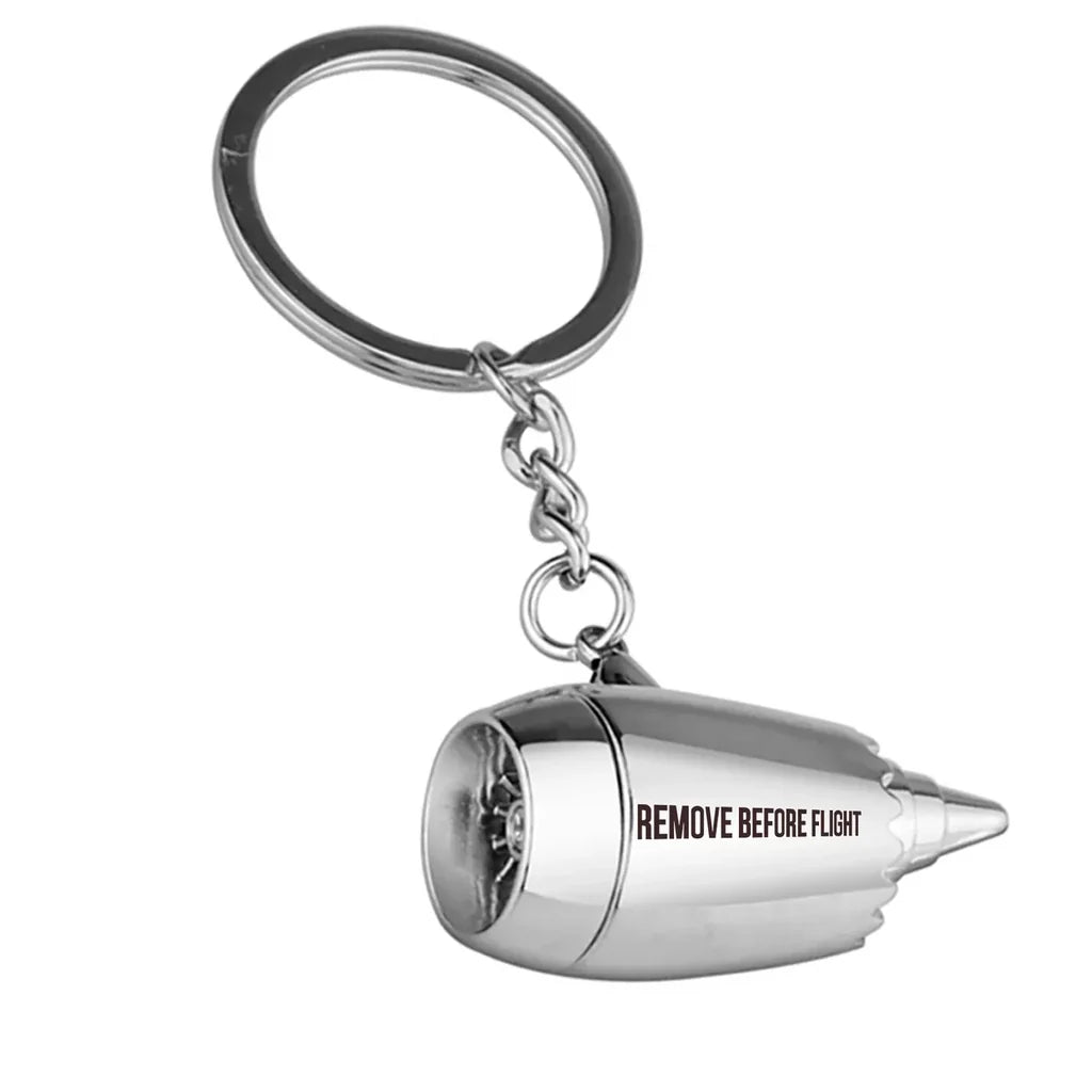 Customisable Remove Before Flight Key Chain - view 2
