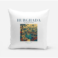 Thumbnail for HURGHADA - Poster - Pillow - White