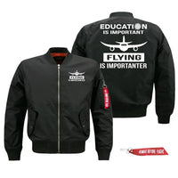 Thumbnail for Customisable Education Is Important Flying is Jacket - view 2