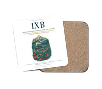 Thumbnail for Bagdogra International Airport (IXB) design on white 1 piece coaster