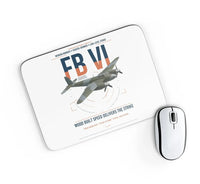 Thumbnail for de Havilland Mosquito FB VI design on white rectangle mouse pad