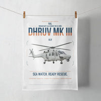 Thumbnail for HAL ALH Dhruv Mk III design on white towel