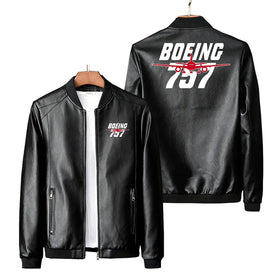 Amazing Boeing 757 PU Leather Jackets