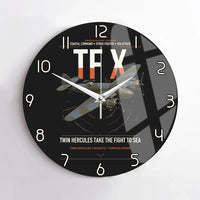 Thumbnail for Bristol Beaufighter TF X design on black no frame wall clock