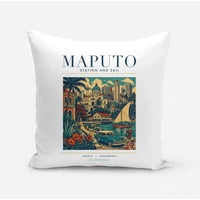 Thumbnail for MAPUTO - Poster - Pillow - White