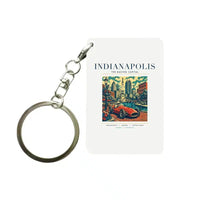 Thumbnail for INDIANAPOLIS - Poster - Key Chain - White