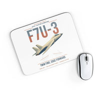 Thumbnail for F7U-3 Cutlass design on white rectangle mouse pad