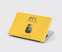 Thumbnail for Patrick Leahy Burlington International Airport (BTV) design on yellow MacBook case