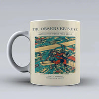 Thumbnail for VINTAGE G4008 - The Observer's Eye - Ceramic Mug design on beige