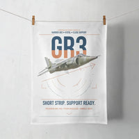 Thumbnail for Hawker Siddeley Harrier GR3 design on white towel