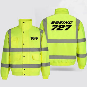Boeing 727 & Text Reflective Winter Jackets