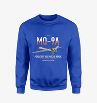 Thumbnail for MQ-9A Reaper design on blue sweatshirt