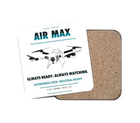Thumbnail for Percepto Air Max design on white 1 piece coaster