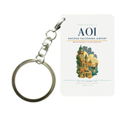 Thumbnail for Ancona Falconara Airport (AOI) design on white key chain