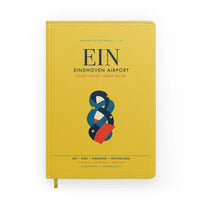 Thumbnail for Eindhoven Airport (EIN) design on yellow notebook