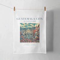Thumbnail for GUATEMALA CITY - Poster - Towel - White