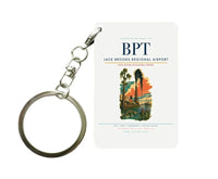 Thumbnail for Jack Brooks Regional Airport (BPT) design on white key chain