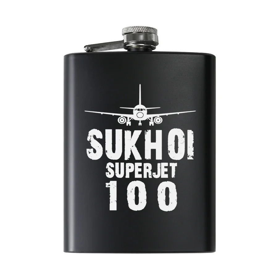 Customisable Sukhoi Superjet 100 Hip Flask - view 2