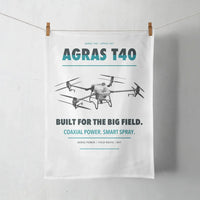 Thumbnail for DJI Agras T40 design on white towel