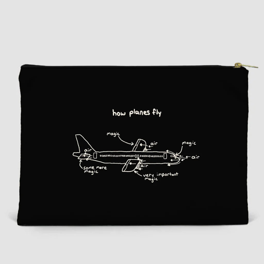 How Planes Fly Zipper Pouch - view 2