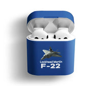 Thumbnail for The Fighter Jet 22 Silhouette AirPods plastic case - Blue