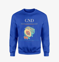 Thumbnail for Maurice Bishop International Airport (GND) design on blue sweatshirt