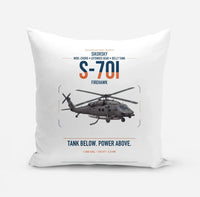 Thumbnail for Sikorsky S-70i FIREHAWK design on white pillow