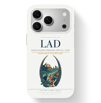 Thumbnail for Luanda Airport (LAD) design on white iPhone 17 Pro MagSafe case
