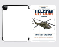 Thumbnail for Sikorsky UH-60M Black Hawk design on white ipad tablet case