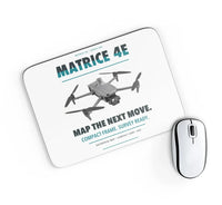 Thumbnail for DJI Matrice 4E design on white rectangle mouse pad