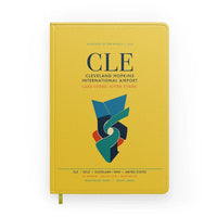 Thumbnail for Cleveland Hopkins International Airport (CLE) design on yellow notebook