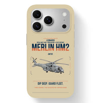 Thumbnail for Leonardo AW101 Merlin HM2 design on beige magsafe iphone case, for iPhone 17 Pro
