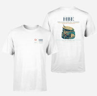 Thumbnail for Borg El Arab Airport (HBE) design printed on white double-side t-shirt