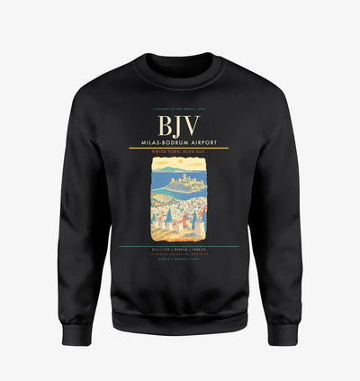 Milas-Bodrum Airport BJV Sweatshirt - Black
