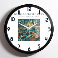 Thumbnail for BANDAR SERI BEGAWAN - Poster - Wall Clock Framed - White