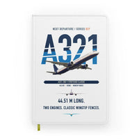 Thumbnail for Airbus A321 design on white notebook