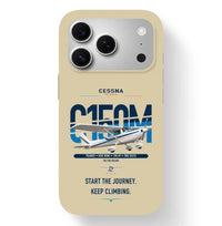 Thumbnail for Cessna 150M design on beige magsafe iphone case, for iPhone 17 Pro