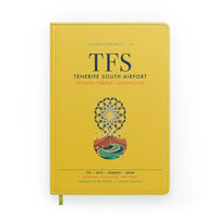 Thumbnail for Tenerife South Airport (TFS) design on yellow notebook