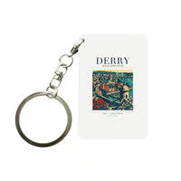 Thumbnail for DERRY - Poster - Key Chain - White