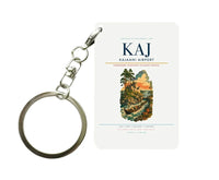 Thumbnail for Kajaani Airport (KAJ) design on white key chain