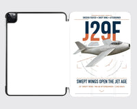 Thumbnail for Saab J 29F Tunnan design on white ipad tablet case